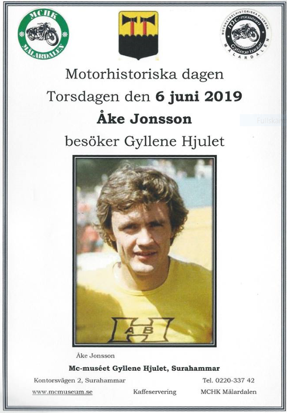 Åke Jonsson tema på Gyllene Hjulet!